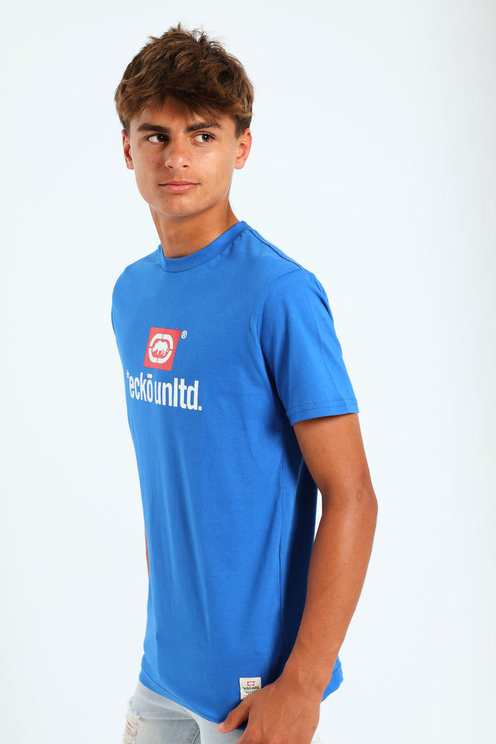 Boys Basic Short Sleeve Tee - Blue