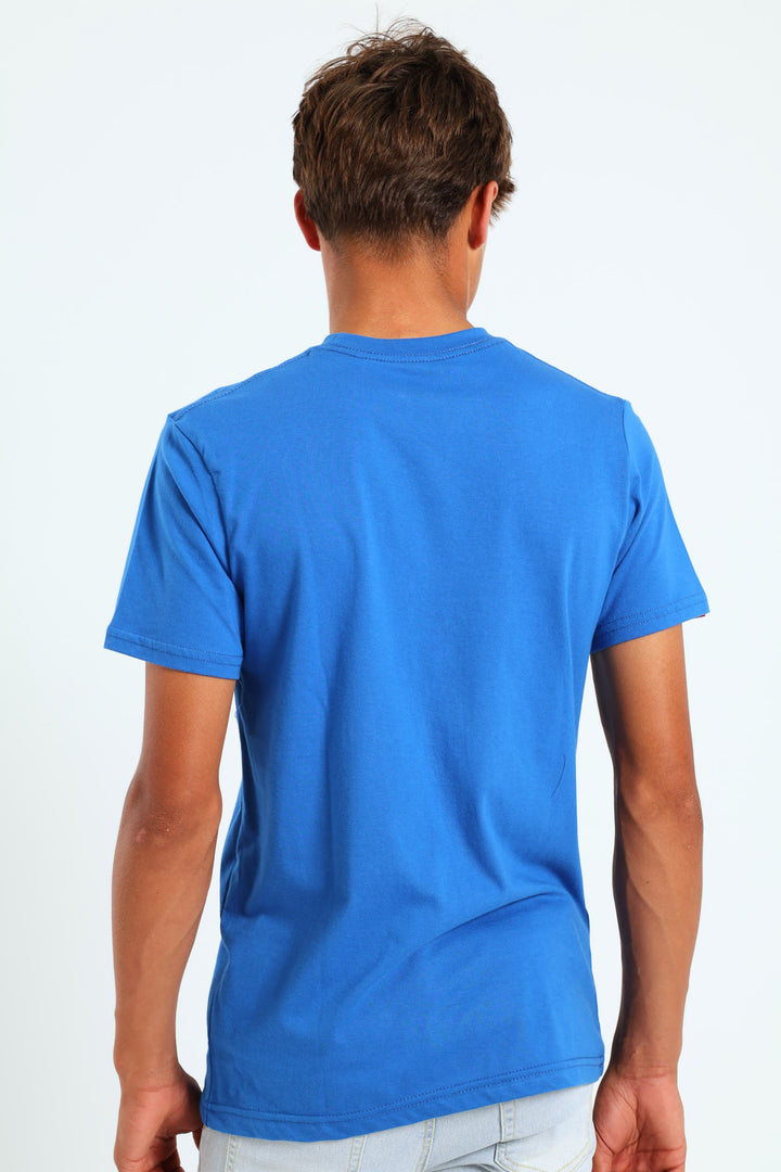 Boys Basic Short Sleeve Tee - Blue