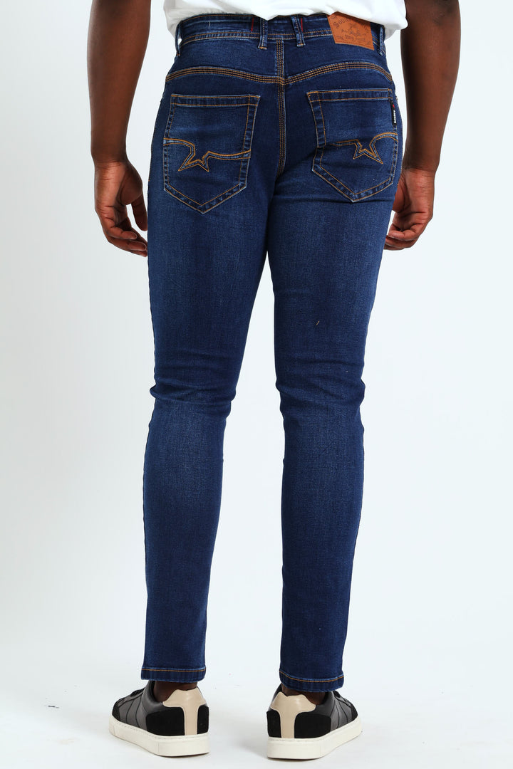 Thunder Skinny Four Denim - Indigo