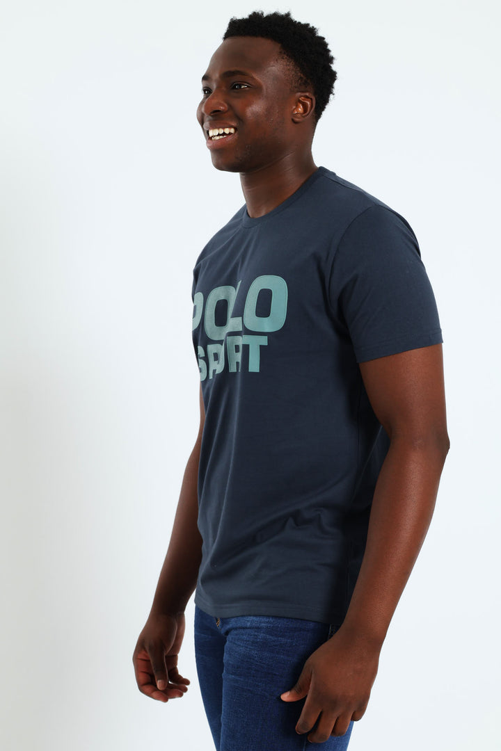 Daniel Sport Logo Tee - Navy