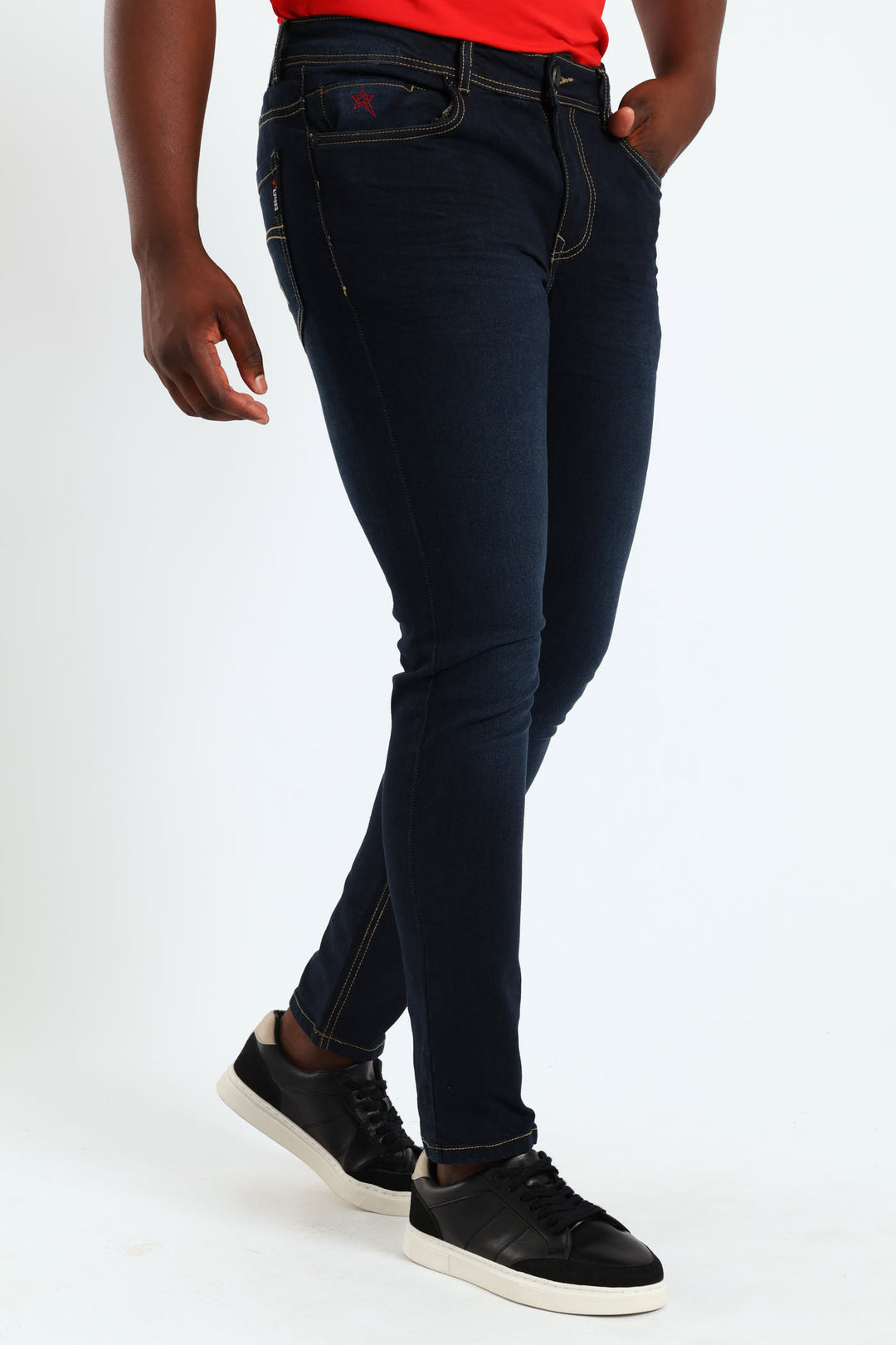 Alcazar Skinny Denim Jean - Blue/Black