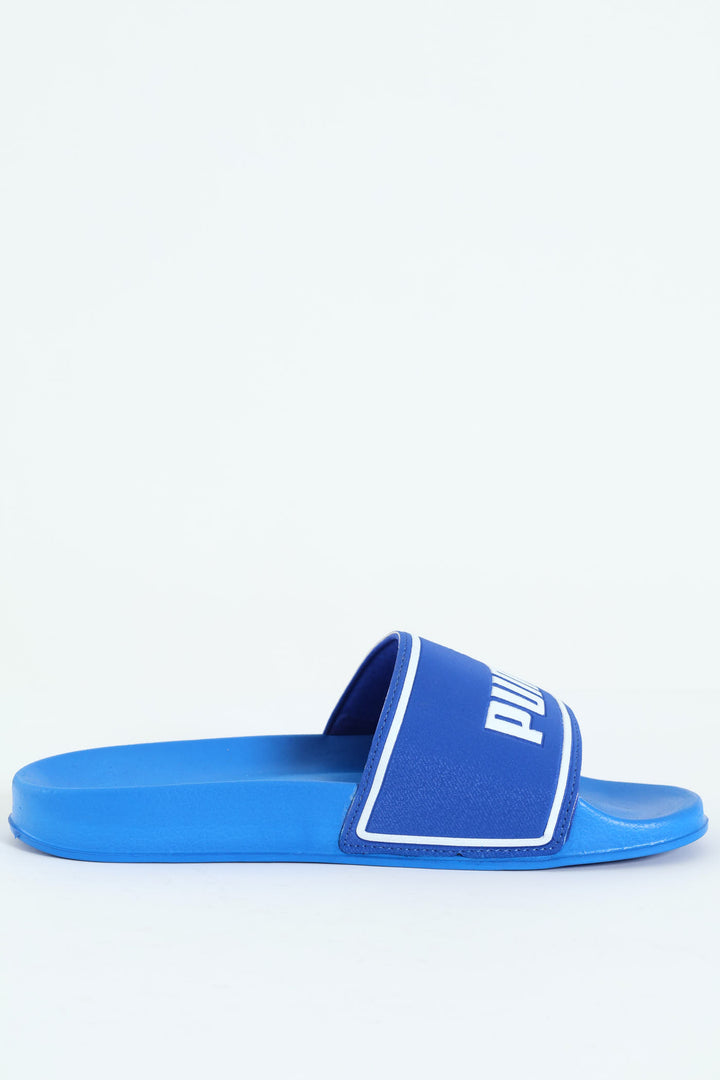 Poolcat Open Toe Pool Slide - Blue