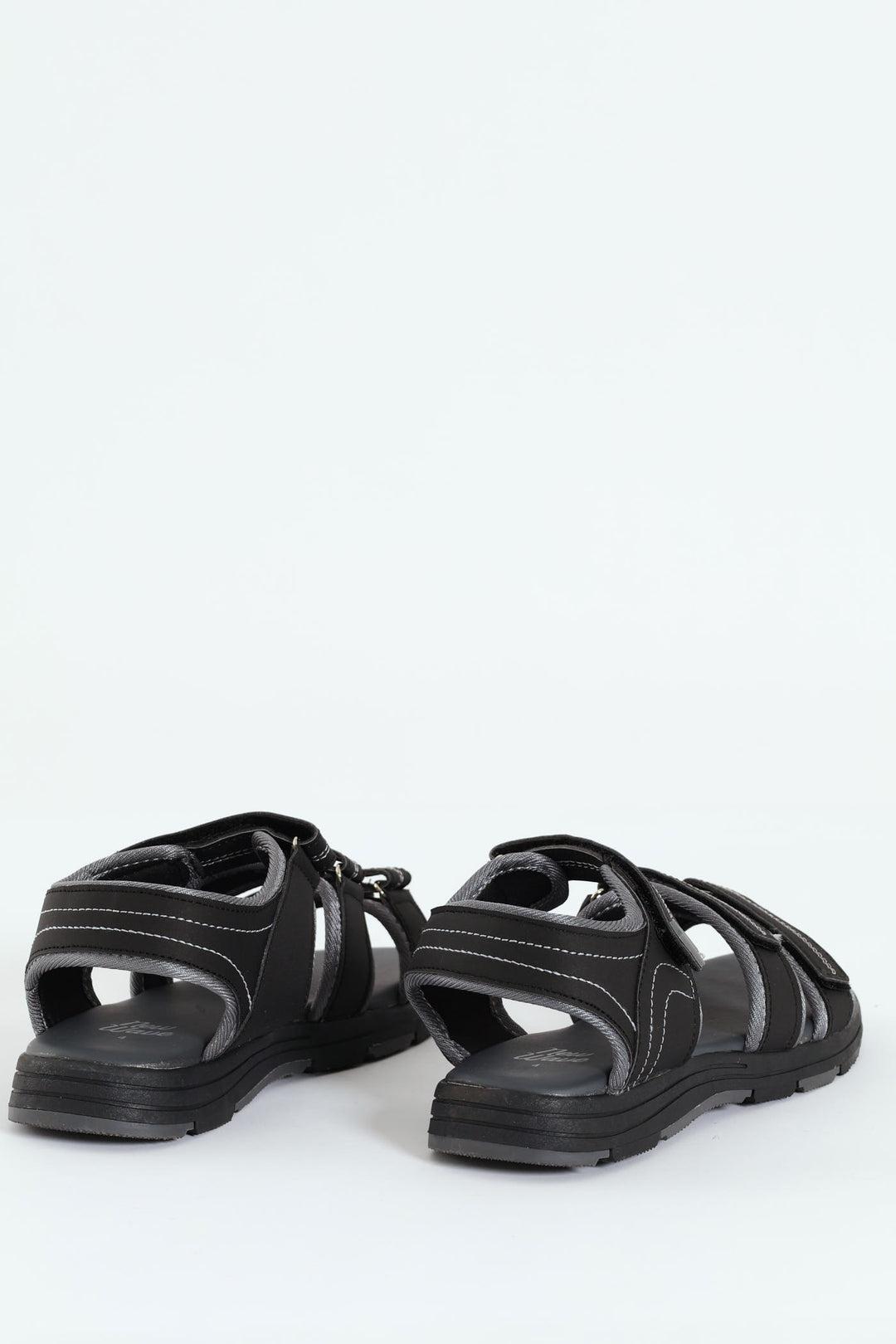 Boys Open Toe Adventure Sandal - Black