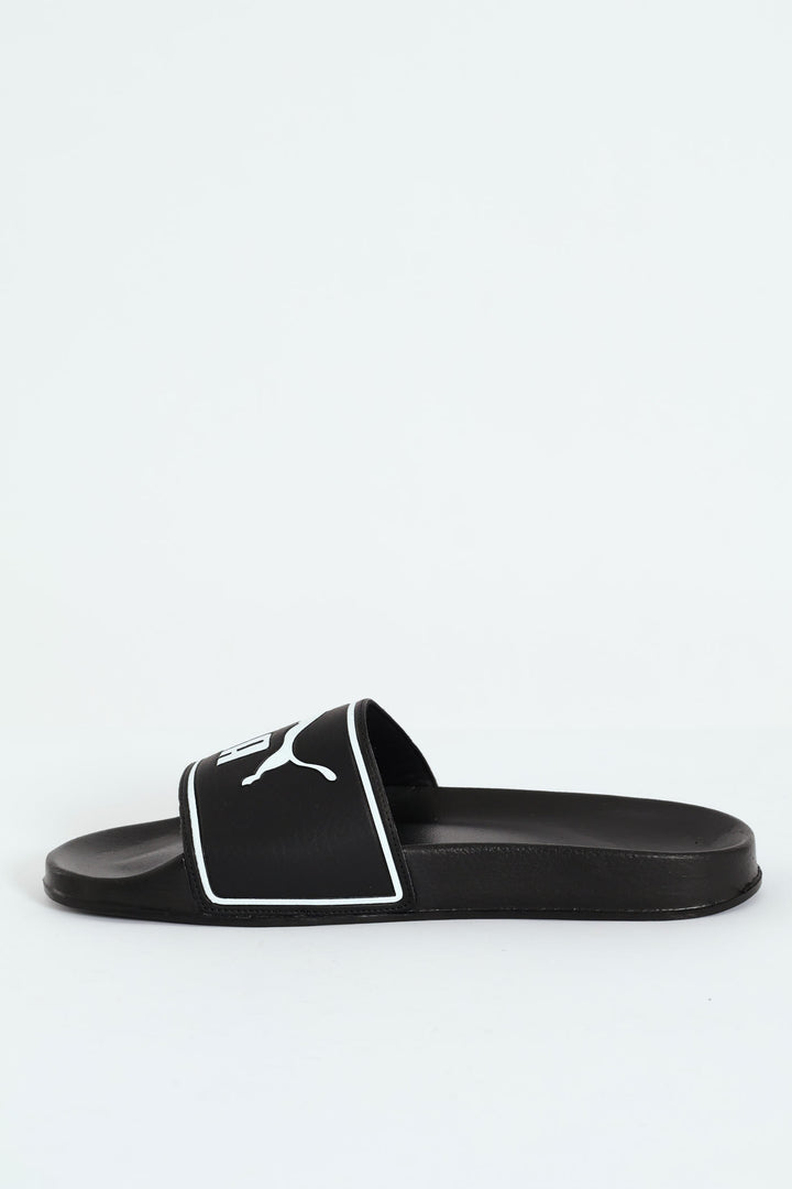 Poolcat Open Toe Pool Slide - Black