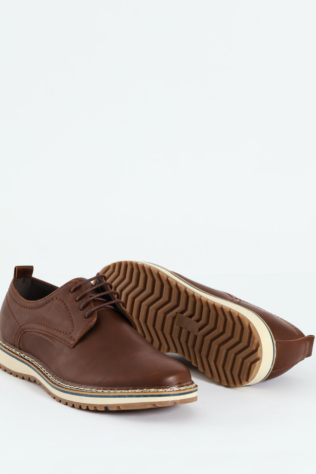 Lace Up Derby Shoe - Chocolate