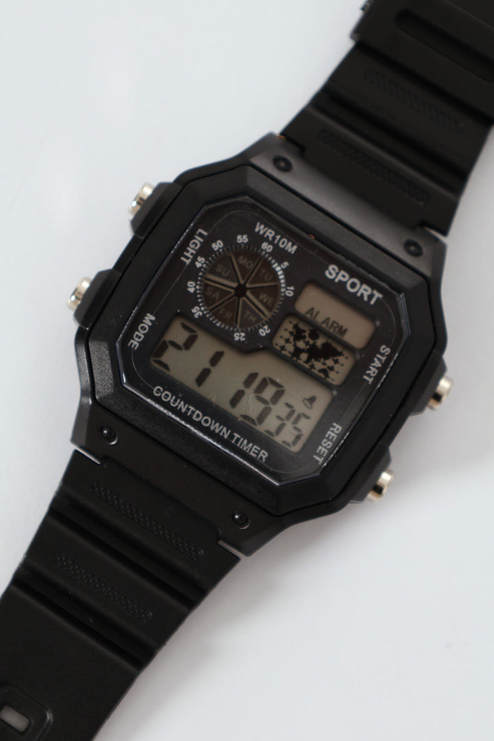 Digital Watch - Black