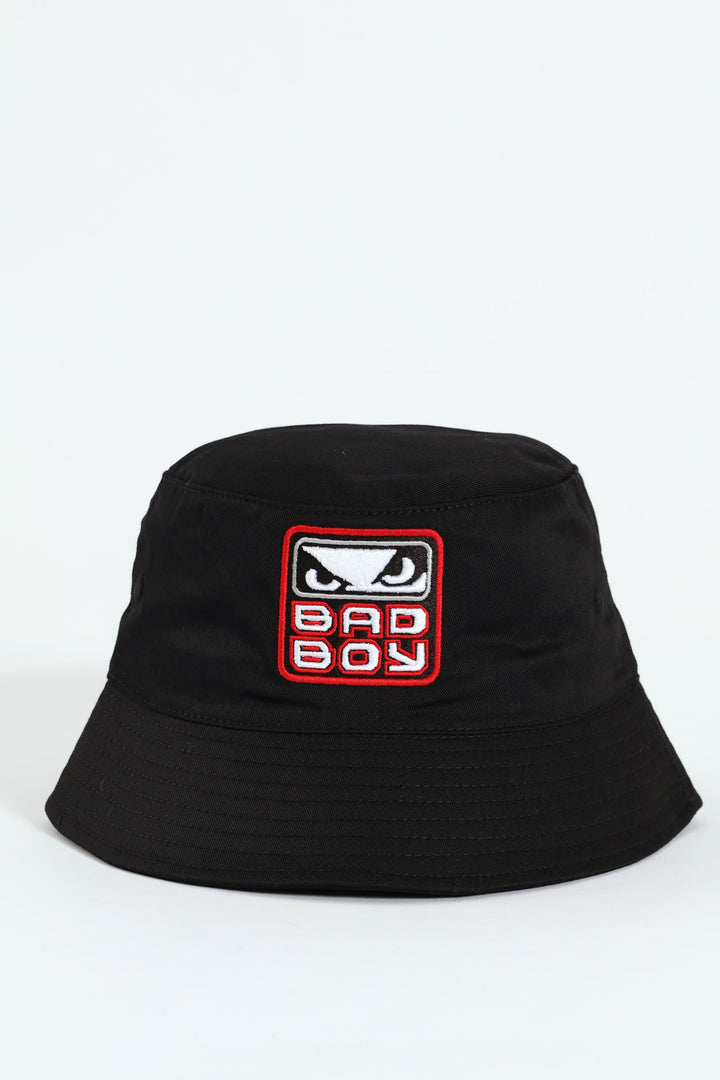 Branded Bucket Hat - Black