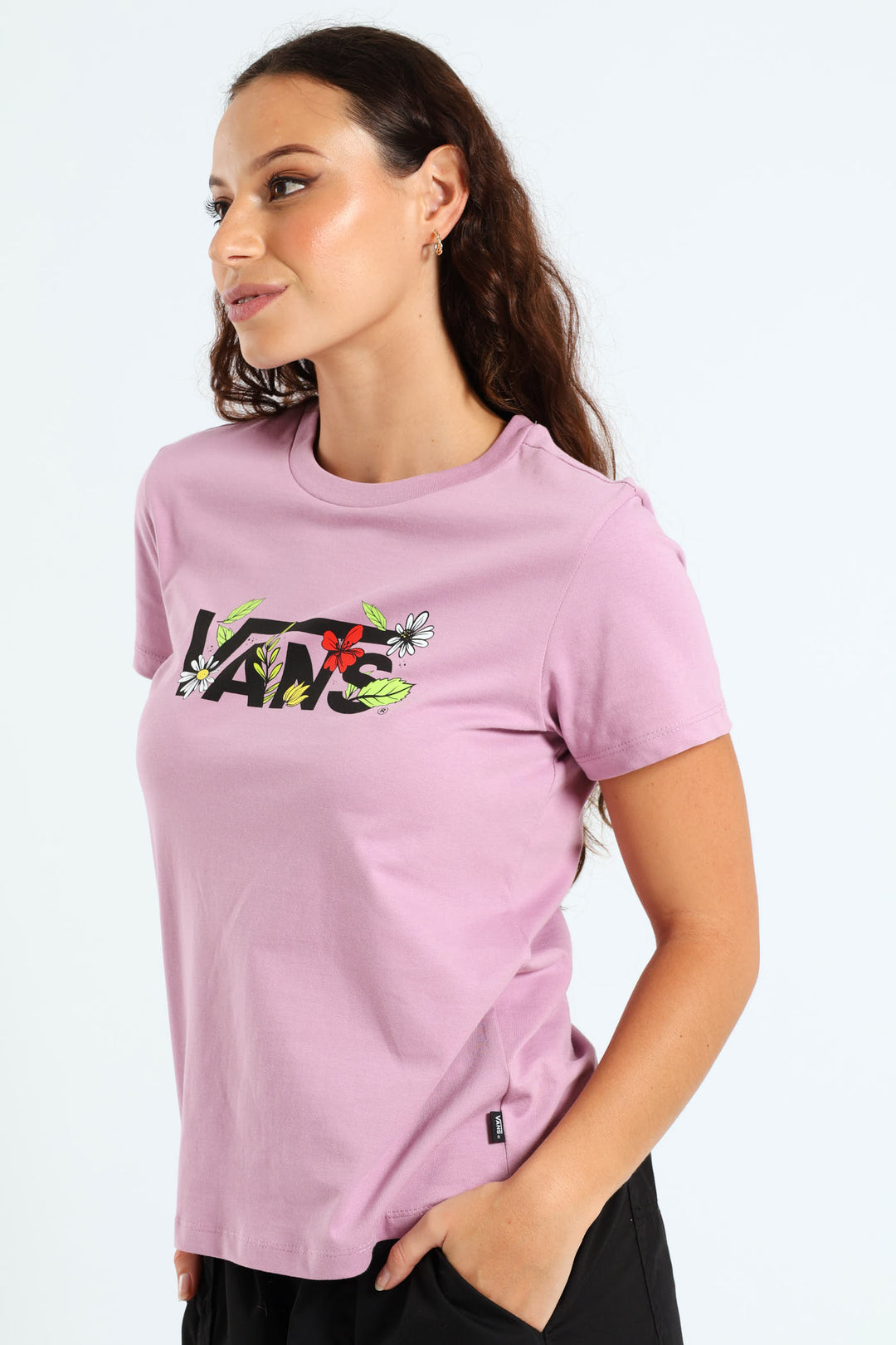 Foliage Crew Tee - Lavender