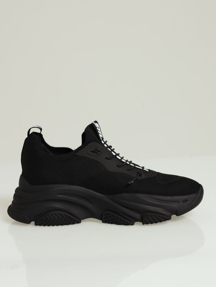 Vault 1 Chunky Lace Up Sneaker - Black