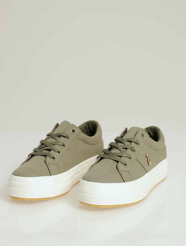 Classic Canvas Sneaker - Olive