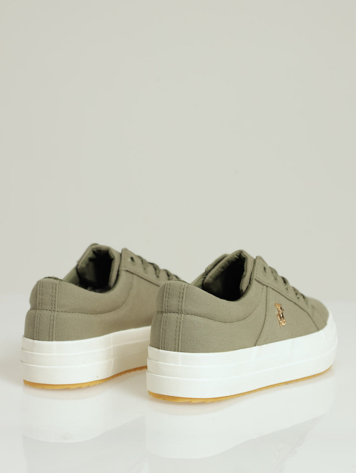 Classic Canvas Sneaker - Olive