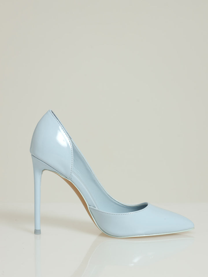 Mesmerize Stiletto Court Heel - Light Blue