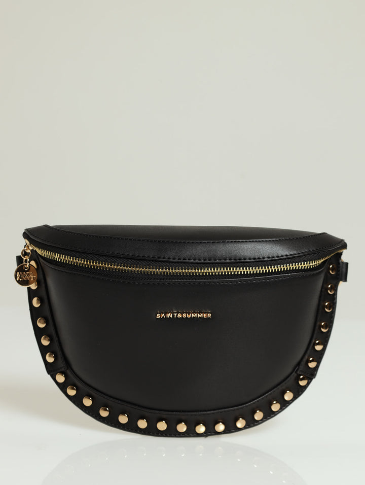 Studded Edge Bumbag - Black