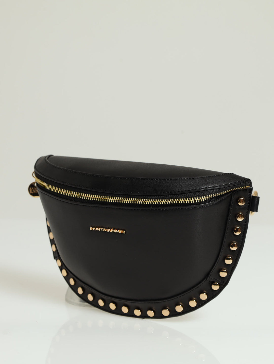 Studded Edge Bumbag - Black