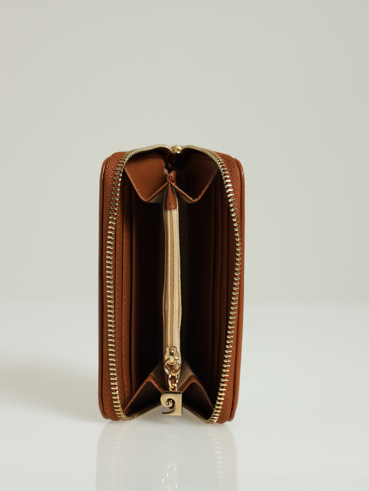 Guliana Logo Purse - Brown