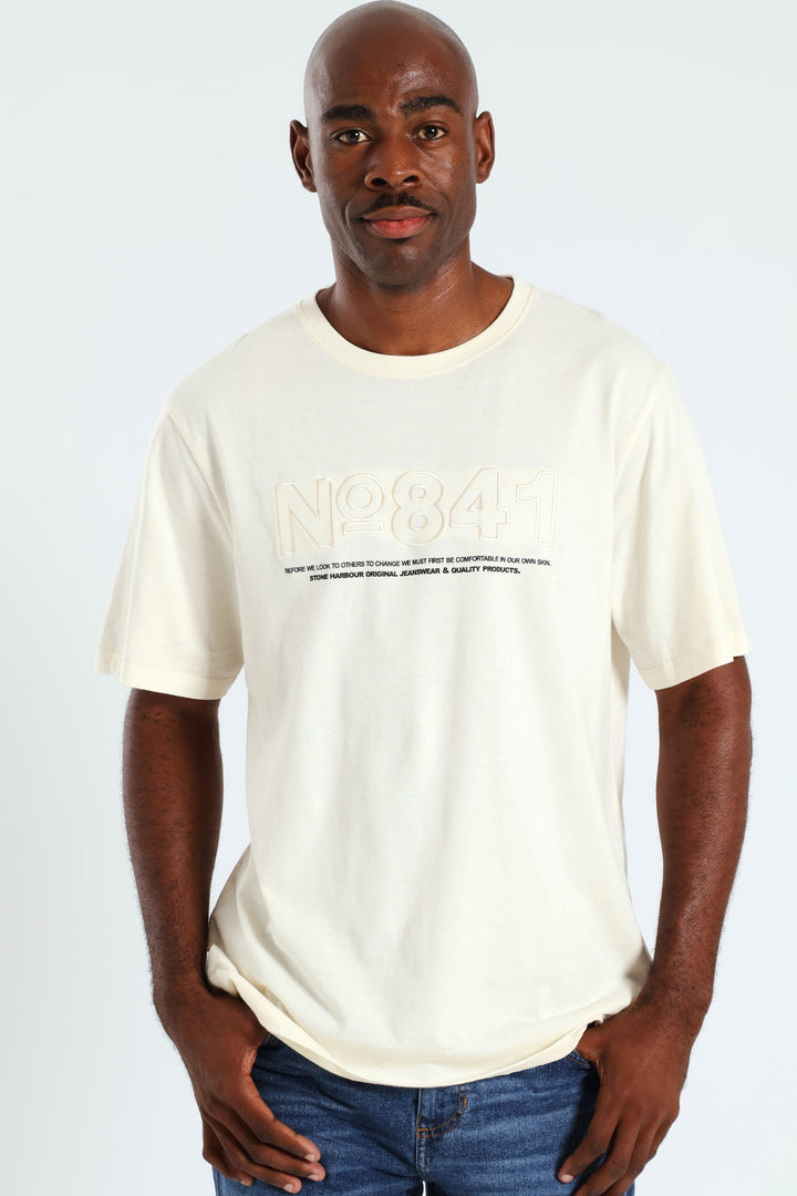 Numbers Tee - Off White