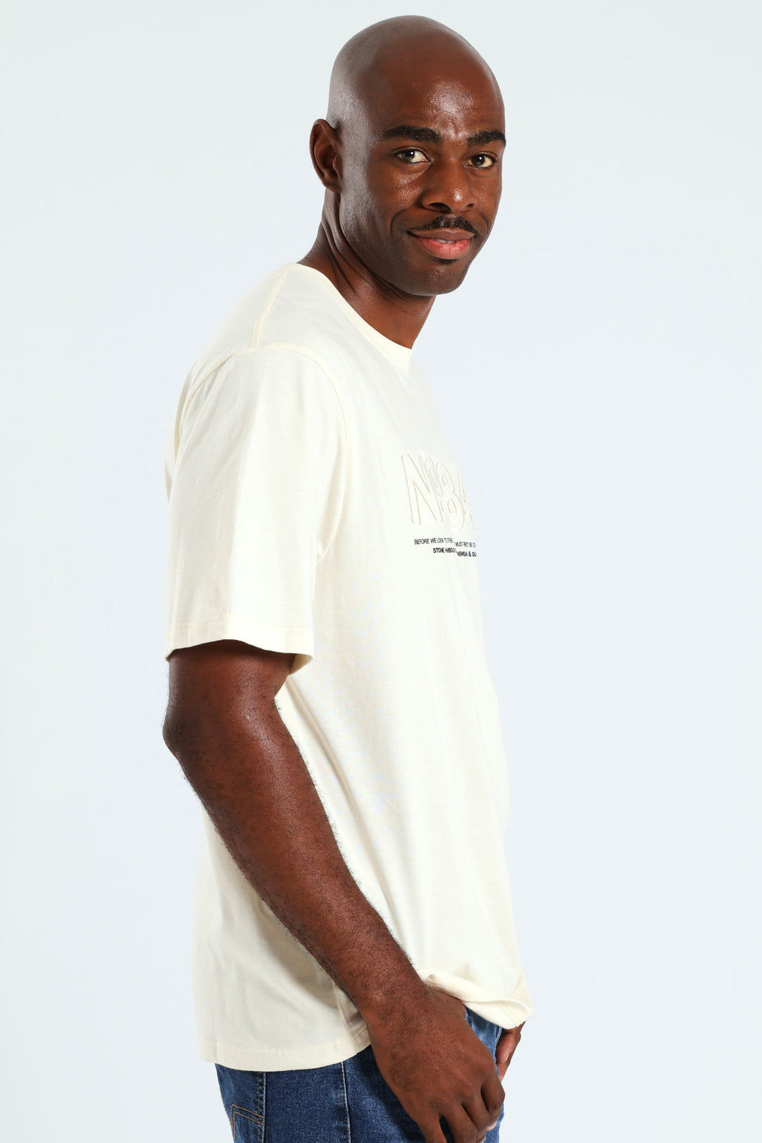 Numbers Tee - Off White