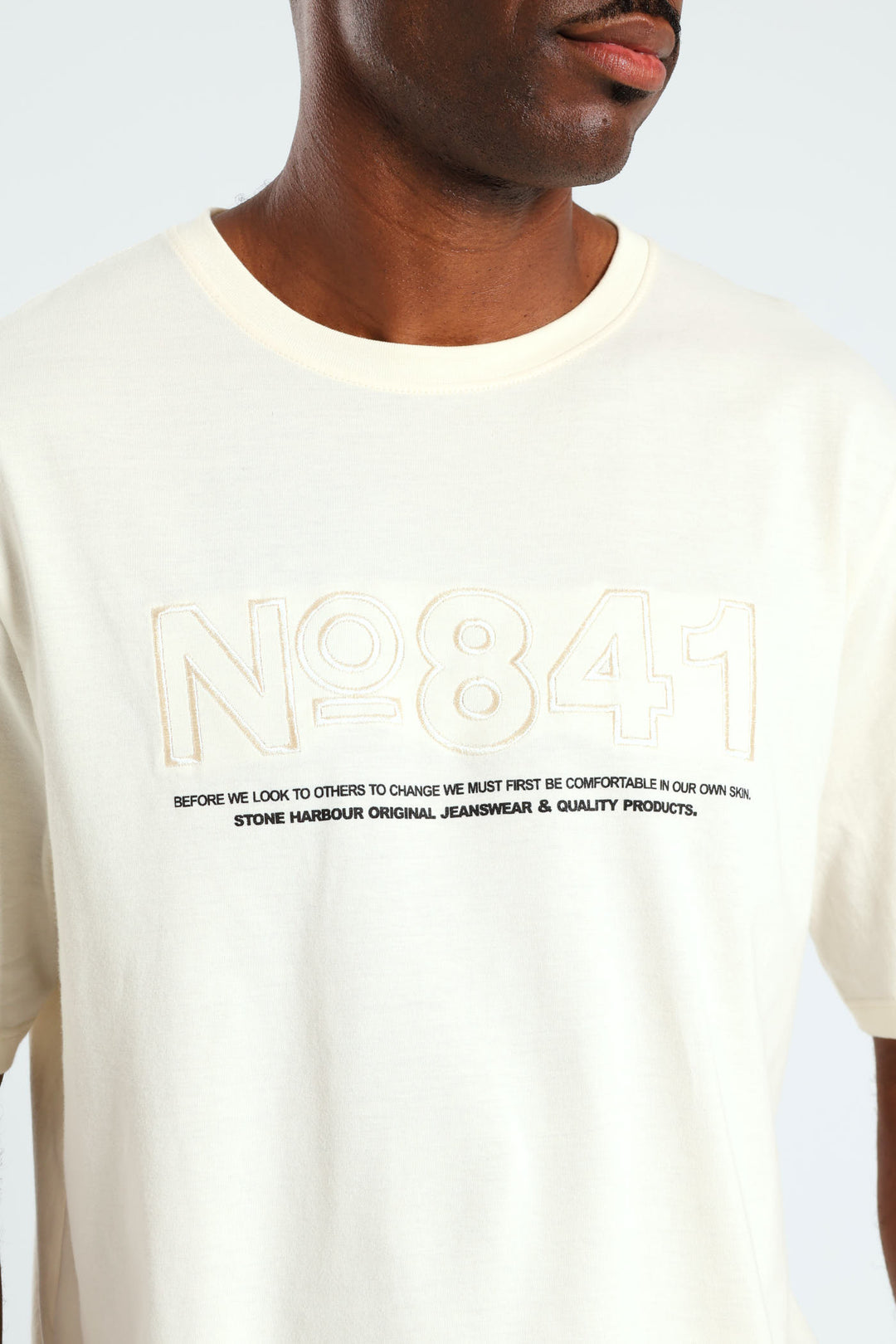 Numbers Tee - Off White