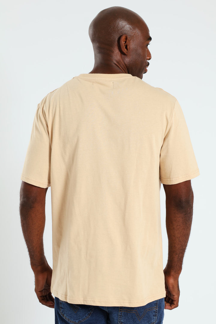 Basic Crew Tee - Light Stone