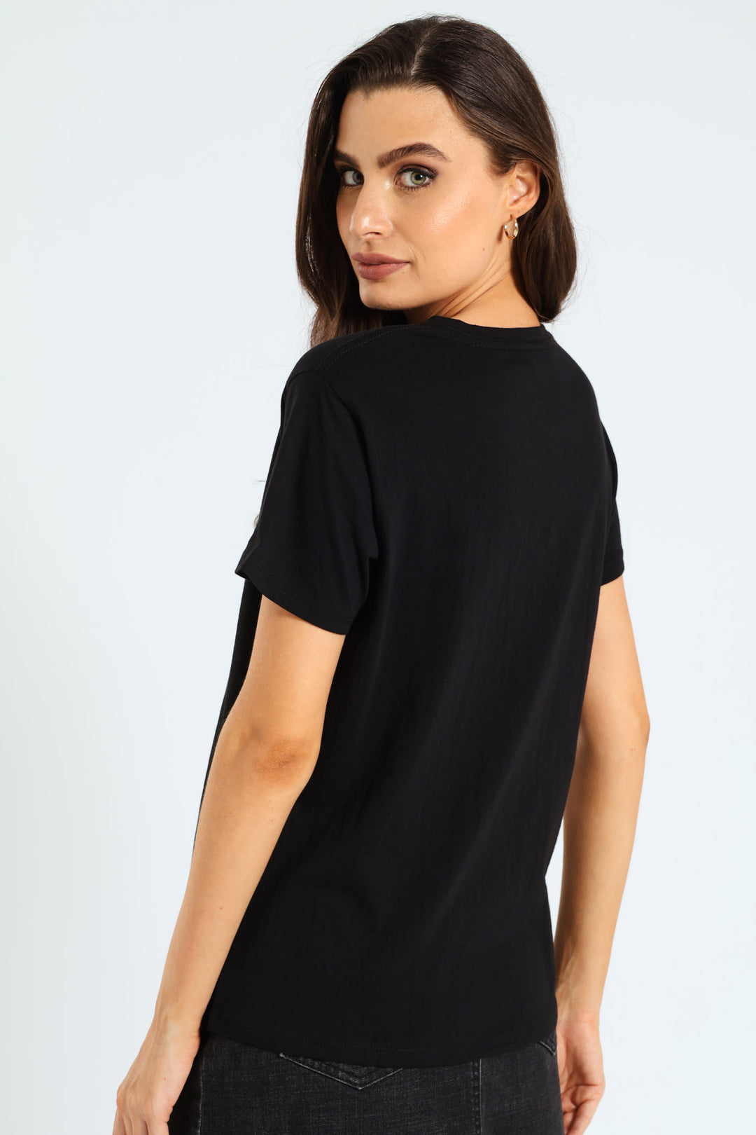 Glitter Amour Tee - Black