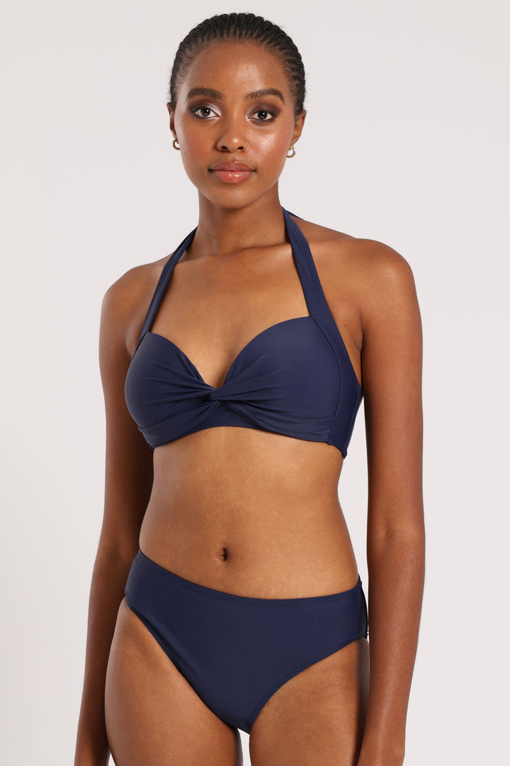 Plain Bikini Bottom - Navy