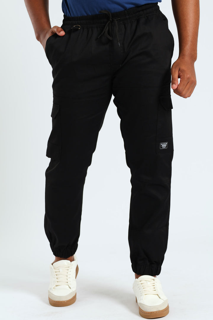 Ripstop Cargo Pants - Black