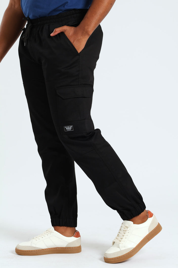 Ripstop Cargo Pants - Black