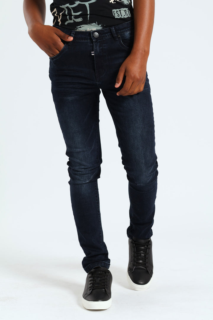 Boys Skinny Denim Jeans - Indigo