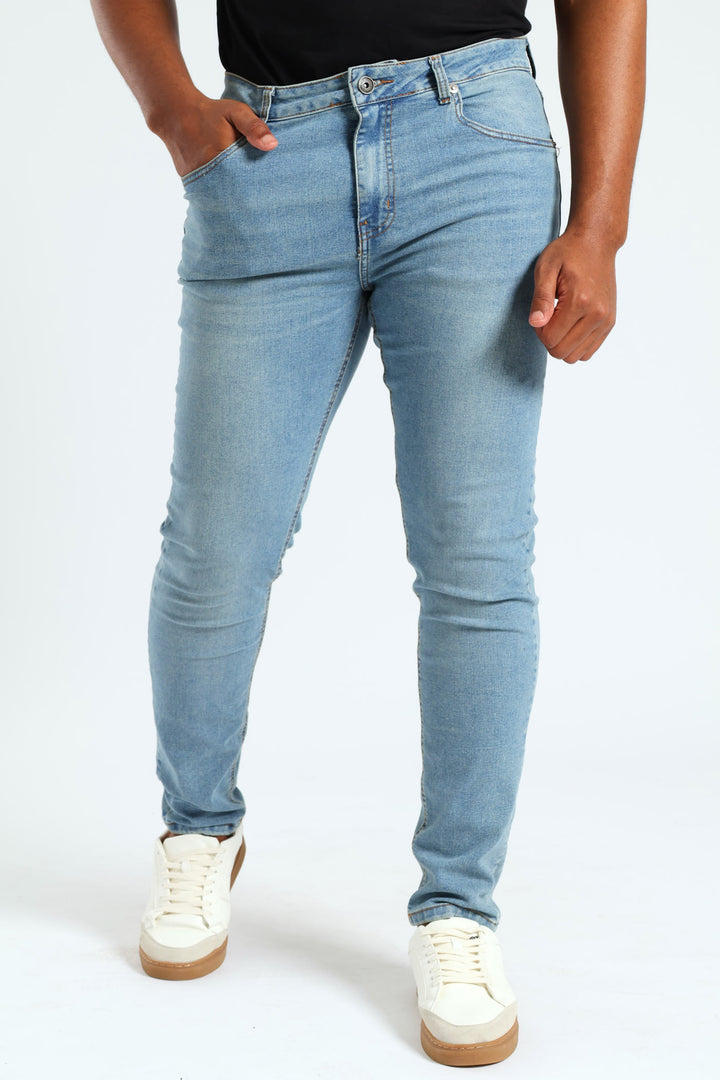 Camel Tint Skinny Jean - Light Wash