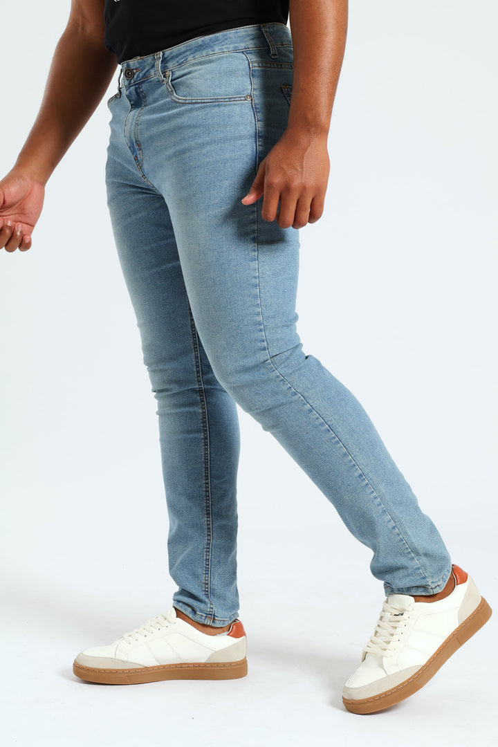 Camel Tint Skinny Jean - Light Wash