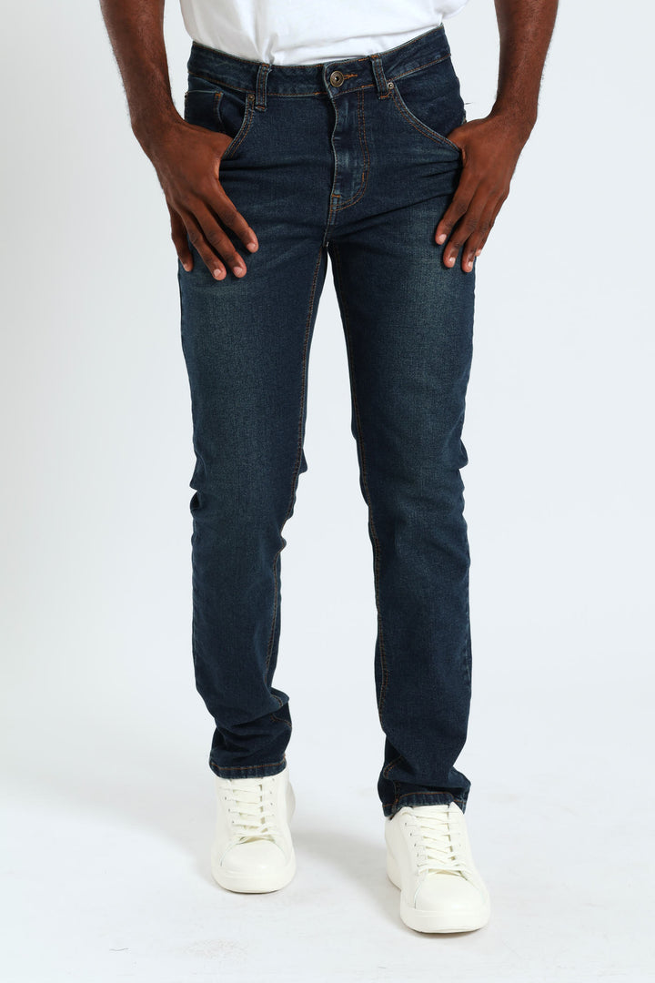 Dark Tint Skinny Jean - Dark Blue