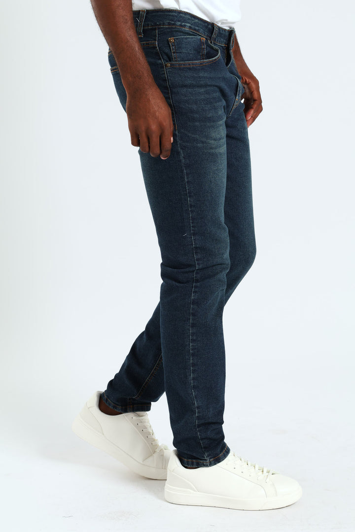 Dark Tint Skinny Jean - Dark Blue