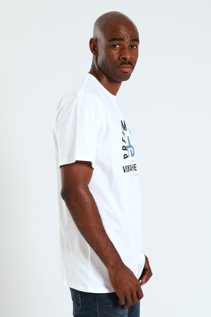 Premium Brand Tee - White