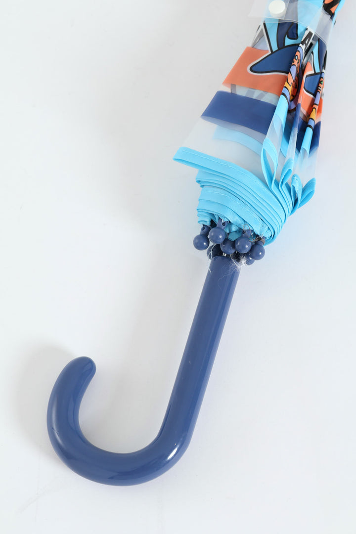 Pre-Boys Sharks Umbrella - Blue