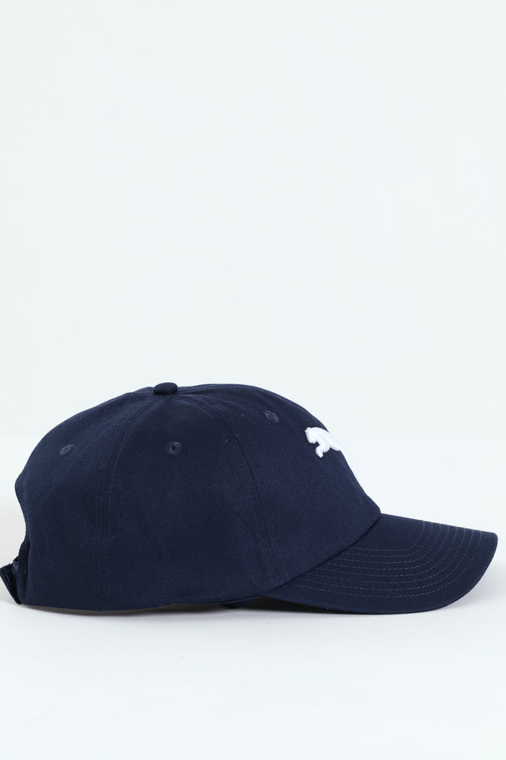 Cat Logo Baseball Cap - Navy