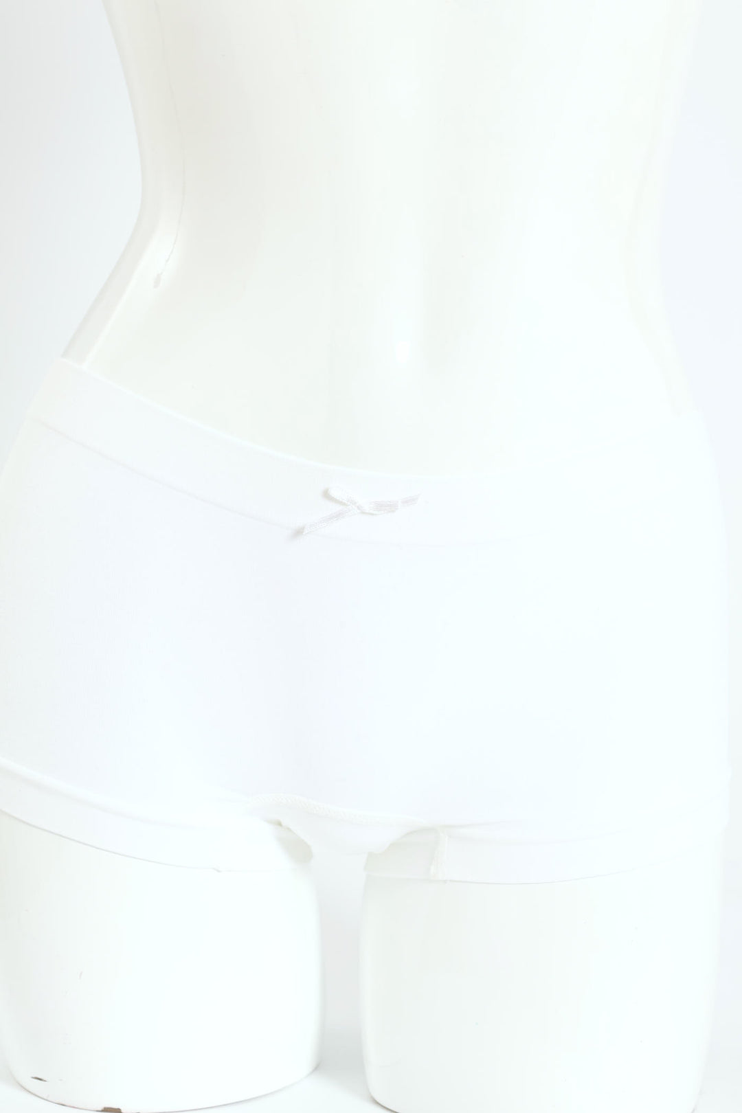 3 Pack Seamless Boyleg Panties - White/Grey Melange/Black