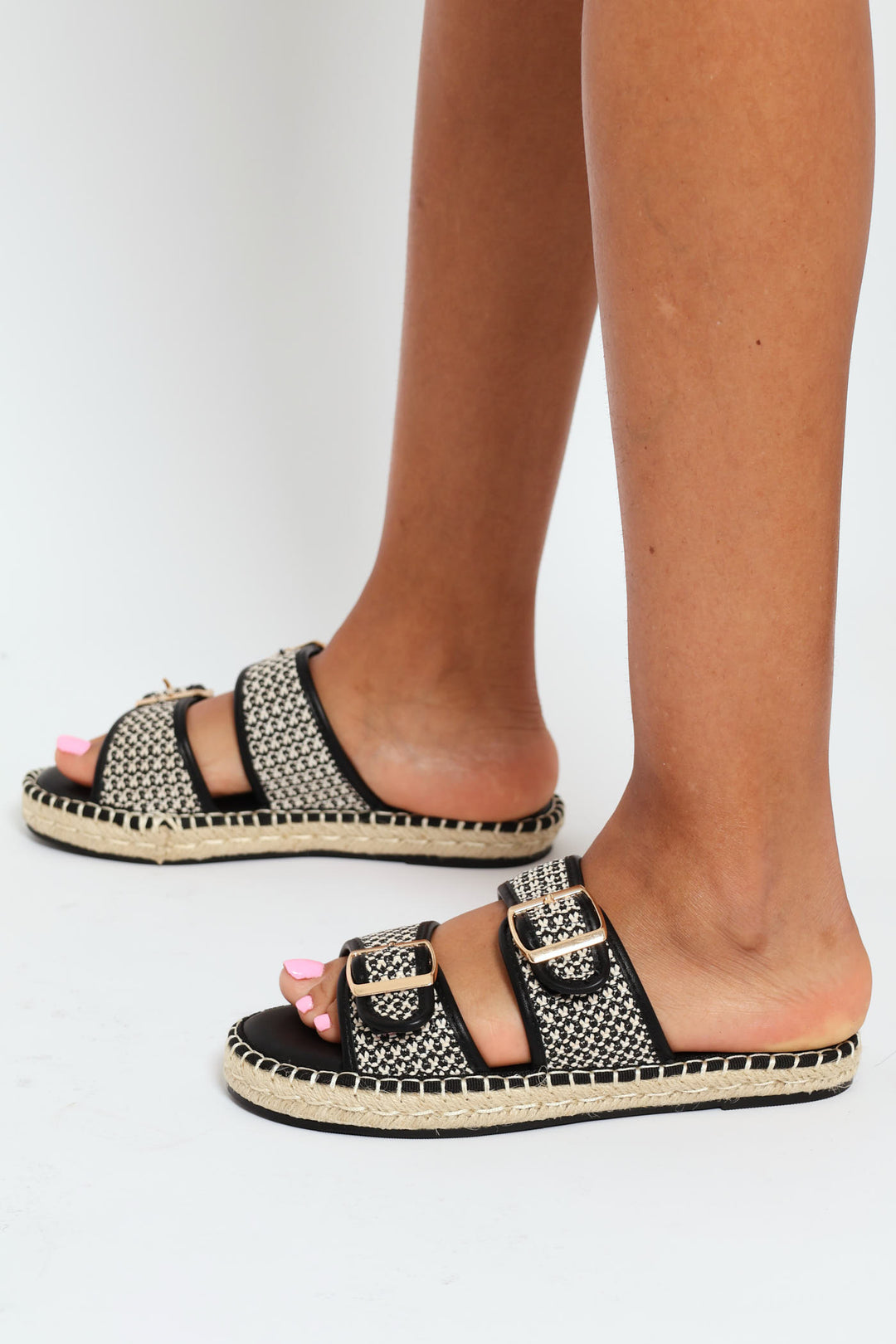 Loyalty Woven Birkie Sandal - Black