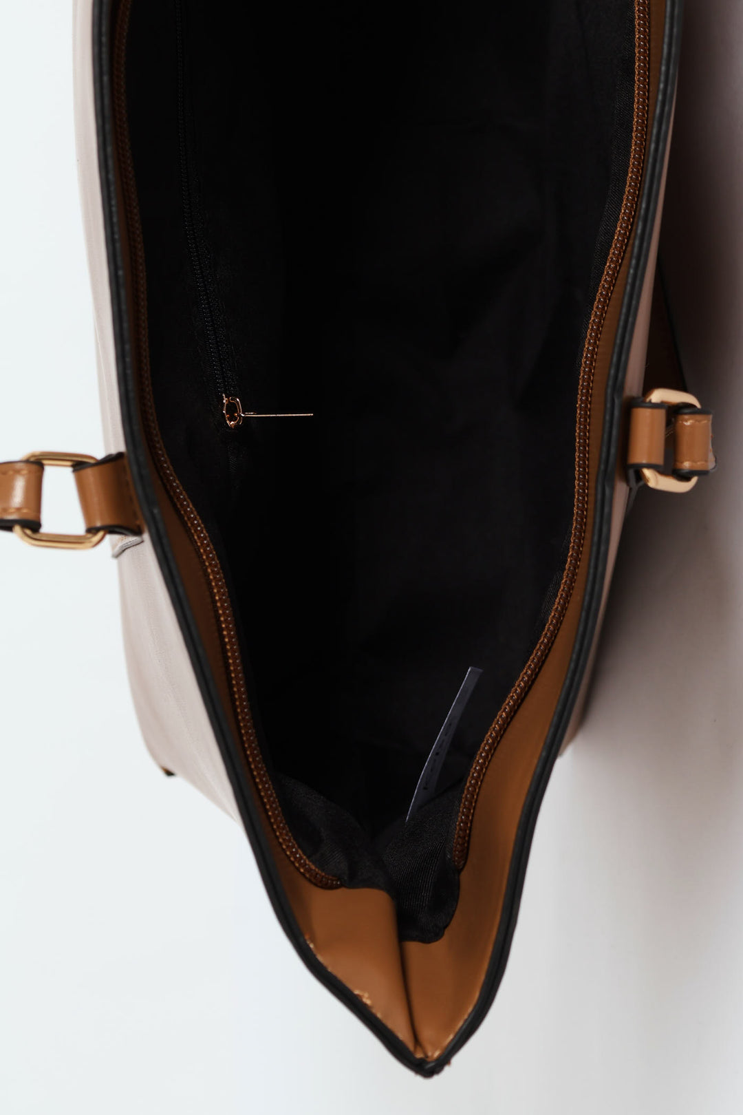 Strap Detailed Shopper Bag - Chocolate