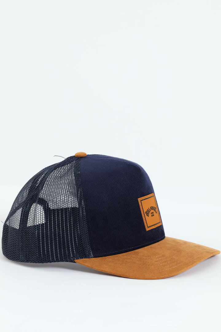 Stacked Trucker Cap - Navy