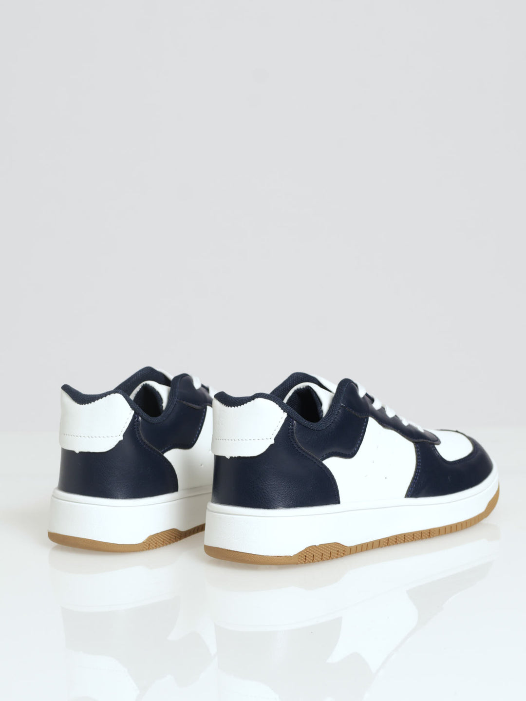 Boys Court Sneaker - White/Navy