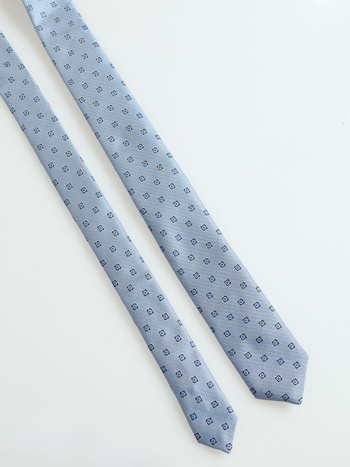 Diamond Fashion Tie - Blue