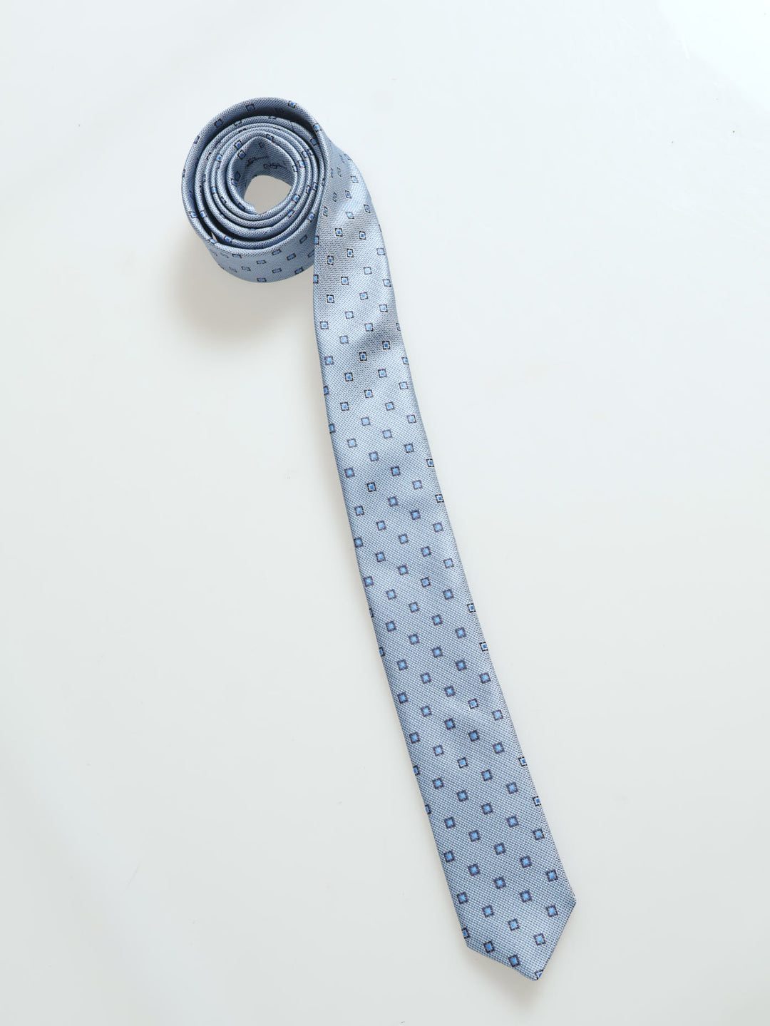 Diamond Fashion Tie - Blue