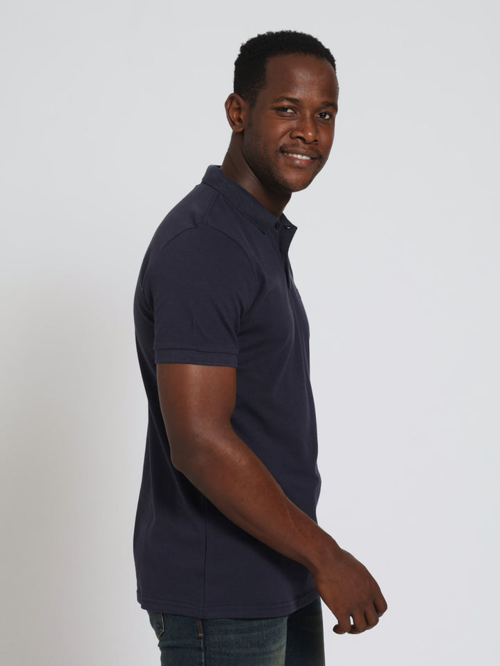 Slim Fit Golfer - Navy