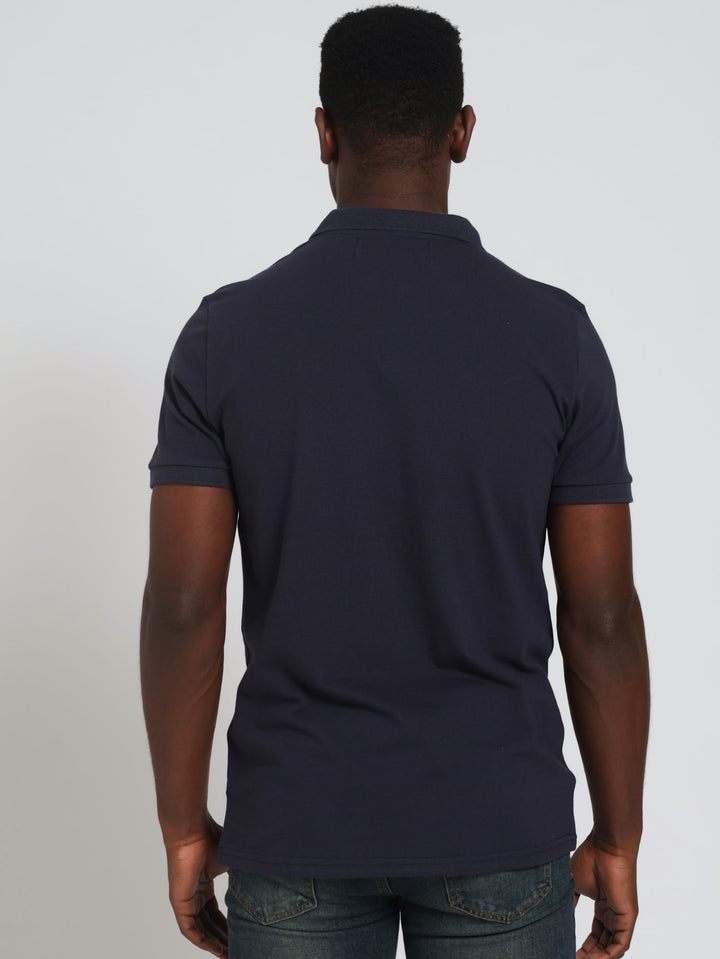 Slim Fit Golfer - Navy