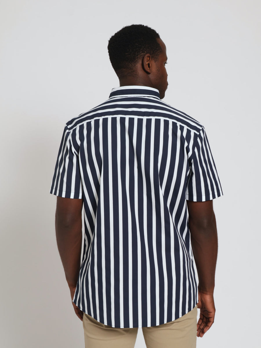 Stripe Shirt Navywhite Edgars