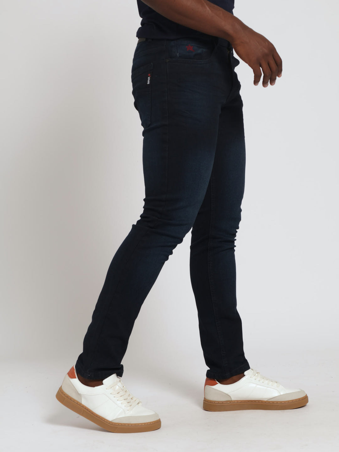 Callahan Slim Denim Jean - Blue/Black