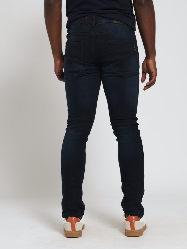 Callahan Slim Denim Jean - Blue/Black