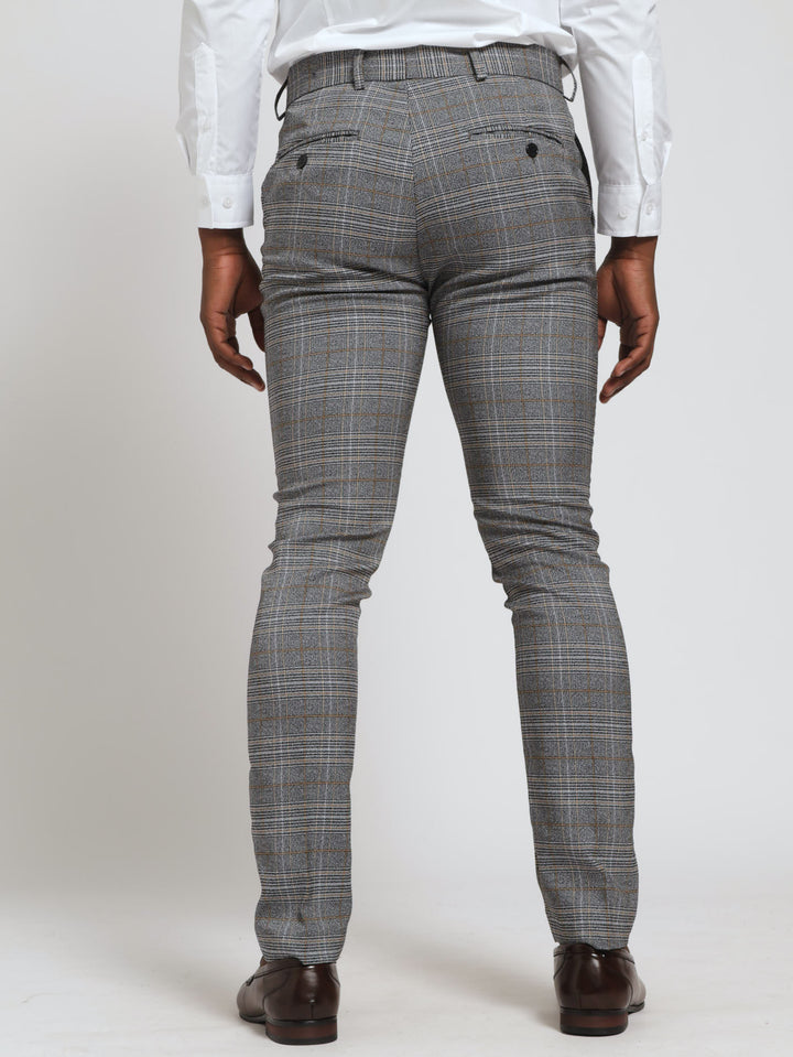 Check Trouser - Black/White