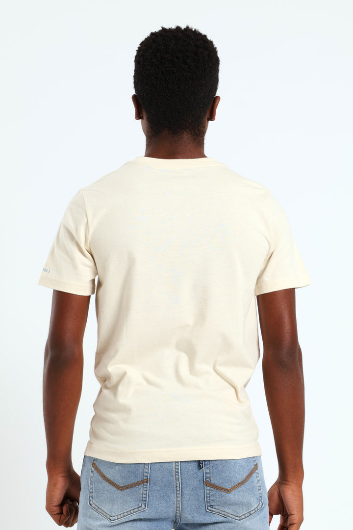 Boys Sneaker Arch Tee - Natural