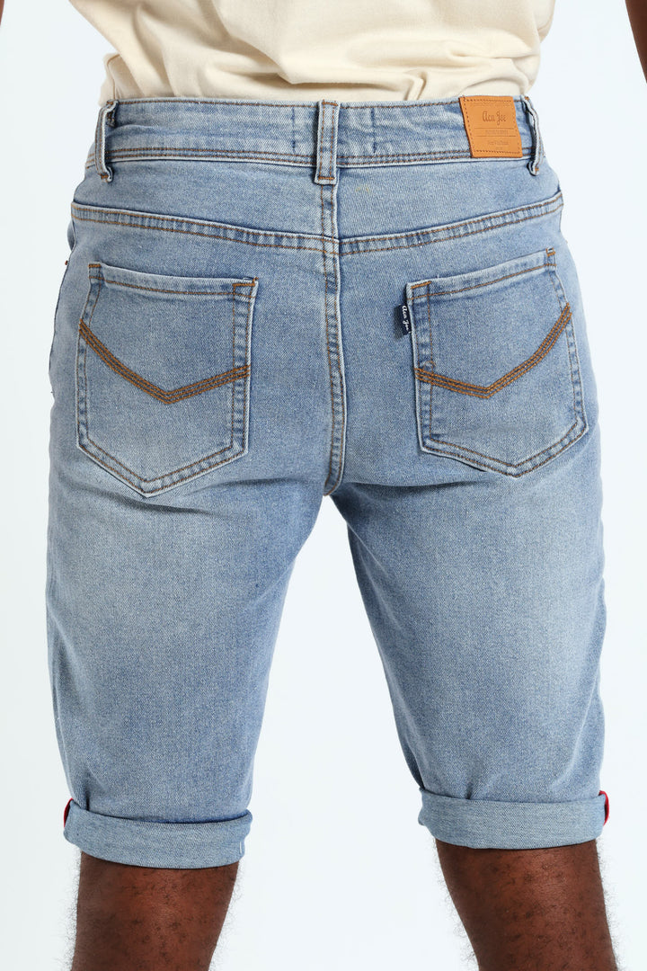 Boys Denim Shorts - Light Wash